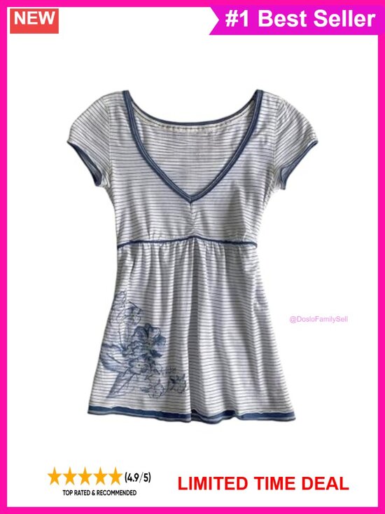 Tops - Y2K Babydoll Peplum Blouse Lace Trim Bell Sleeve Coquette Top